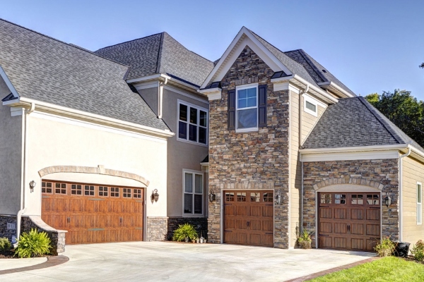 Stone on exterior of home