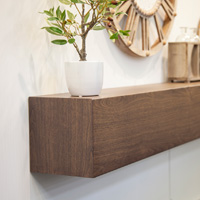 Wood-Grain Metal  Shelves